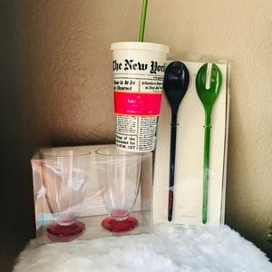 kate spade Other - Kate Spade tumbler, cups and serving set 3pieces kate spade Other - Kate Spade tumbler, cups and serving set 3pieces